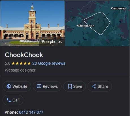 ChookChook Albury Wodonga Web design and IT Support Google Business Profile